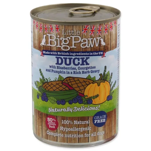 Konzerva Little Big Paw patka 390 g