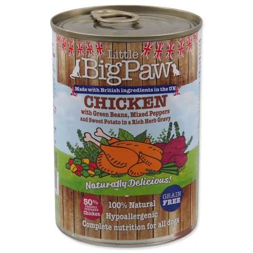 Konzerva Little Big Paw piletina 390 g