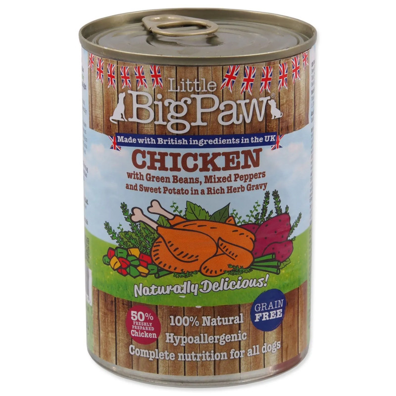 Konzerva Little Big Paw piletina 390 g