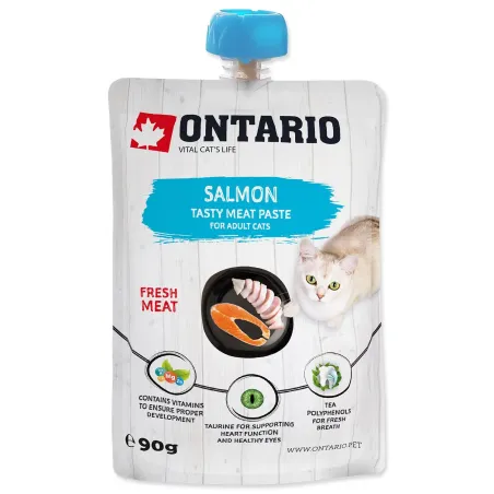 Ontario mesna poslastica za mačke pašteta od svježeg lososa 90 g