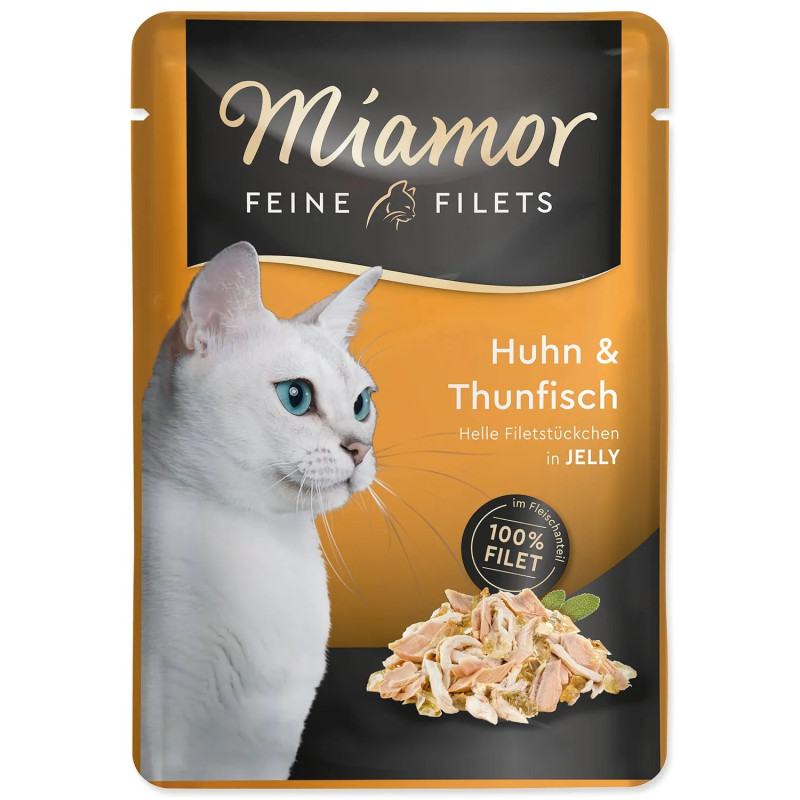 Kapsica Miamor Feine Filets Adult piletina i tuna u želeu 100g