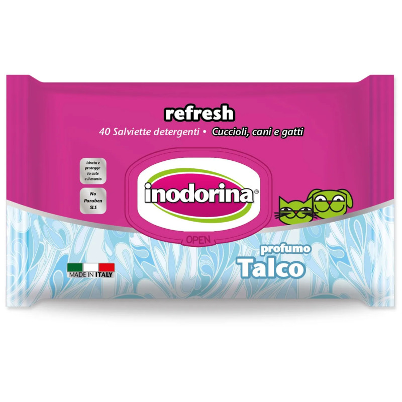 Vlažne maramice Inodorina Talco 40 kom