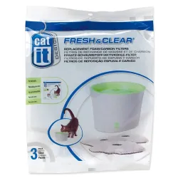 Punjenje Catit aktivni ugljen i spužva za Fresh&Clear, 3 kom