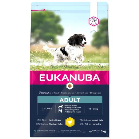 Hrana EUKANUBA Adult Medium 3 kg