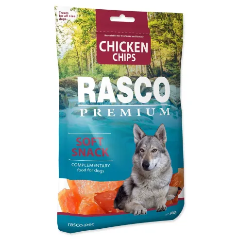 Poslastica Rasco Premium pileći narezak 80g