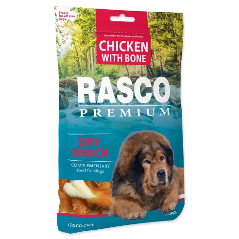 Poslastica Rasco Premium kosti obložene piletinom 80g