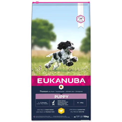 Hrana EUKANUBA Puppy Medium 15 kg