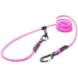 Povodac Tamer laneni Easylong Twist Mini ružičasti 2,5m