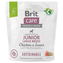 Hrana Brit Care Dog Sustainable Junior za velike pasmine, piletina i insekti 1 kg