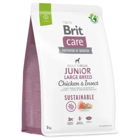 Hrana Brit Care Dog Sustainable Junior velikih pasmina Piletina i insekti 3kg