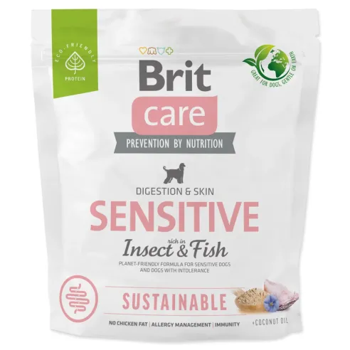 Hrana Brit Care Dog Sustainable Sensitive Insect & Fish 1 kg