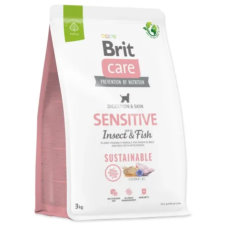 Hrana Brit Care Dog Sustainable Sensitive Insect & Fish 3 kg