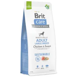 Hrana Brit Care Dog Sustainable Adult za velike pasmine — piletina i insekti 12kg