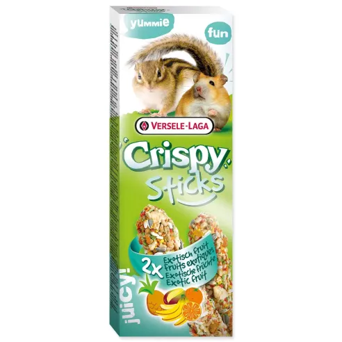 Tyčinka Versele-Laga Crispy hrčak i vjeverica, s egzotičnim voćem 110 g 2 kom