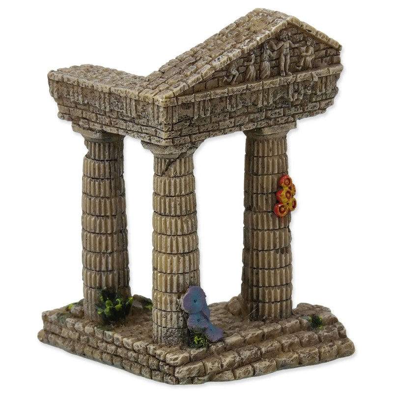 Dekoracija Aqua Excellent Ruševine hrama 7,5x6,8x9,7cm