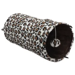 Tunel Magic Cat, plišan i šuškav, uzorak leoparda 50x24 cm
