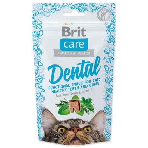 Poslastica Brit Care Cat Snack Dental 50g