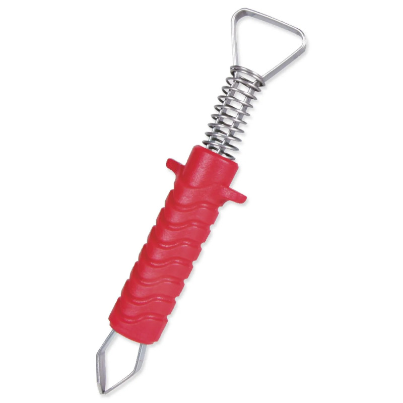 Pinceta Trixie za krpelje, metal/plastika, 8 cm