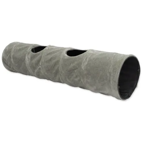 Tunel Magic Cat XL pliš sivi 150x35cm