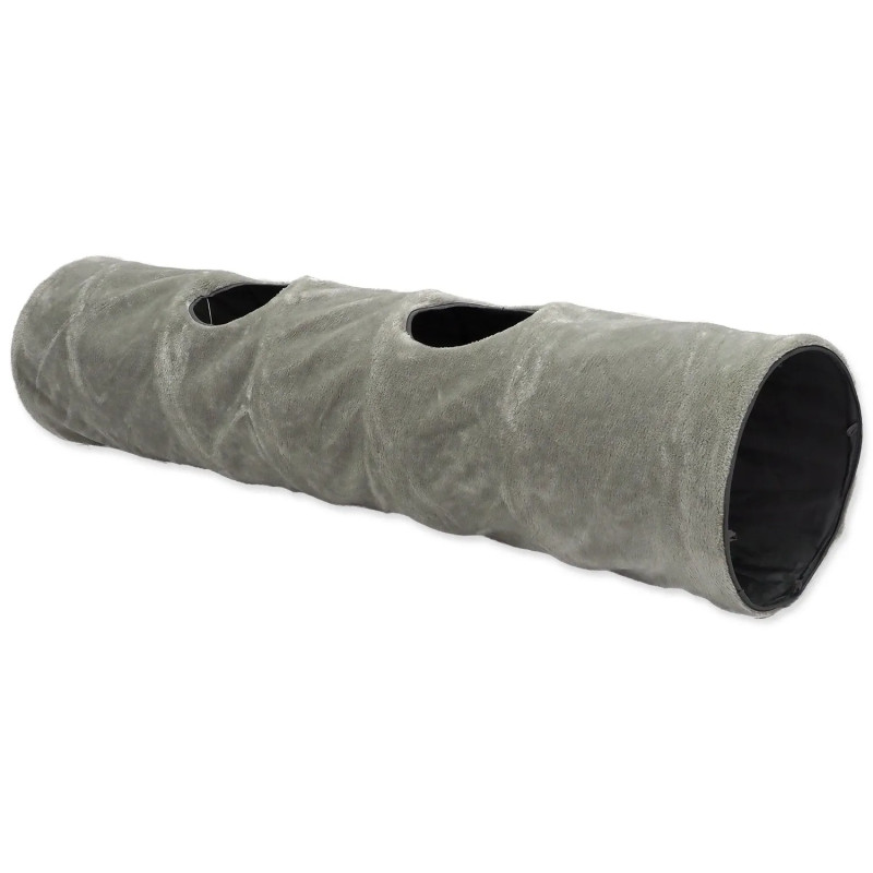 Tunel Magic Cat XL pliš sivi 150x35cm