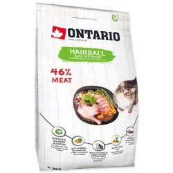 Hrana Ontario Cat Hairball 2kg