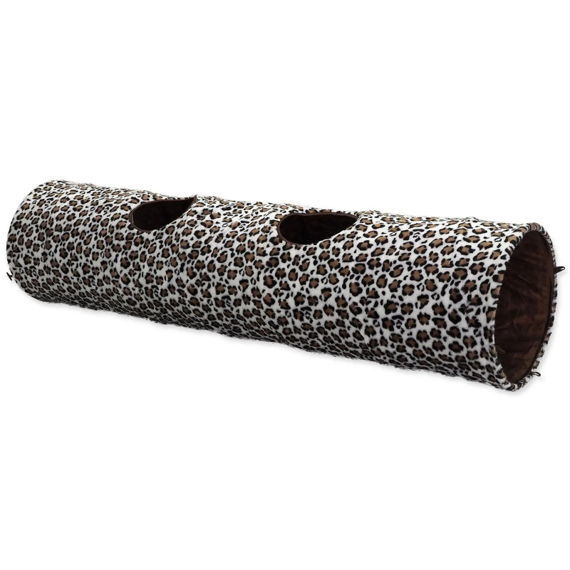 Tunel Magic Cat XL plišani leopard 150x35 cm