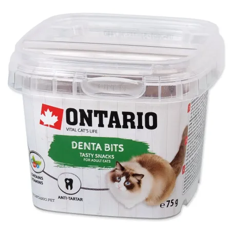 ONTARIO POSLASTICA ZA MAČKE DENTALNI ZALOGAJI 75 G