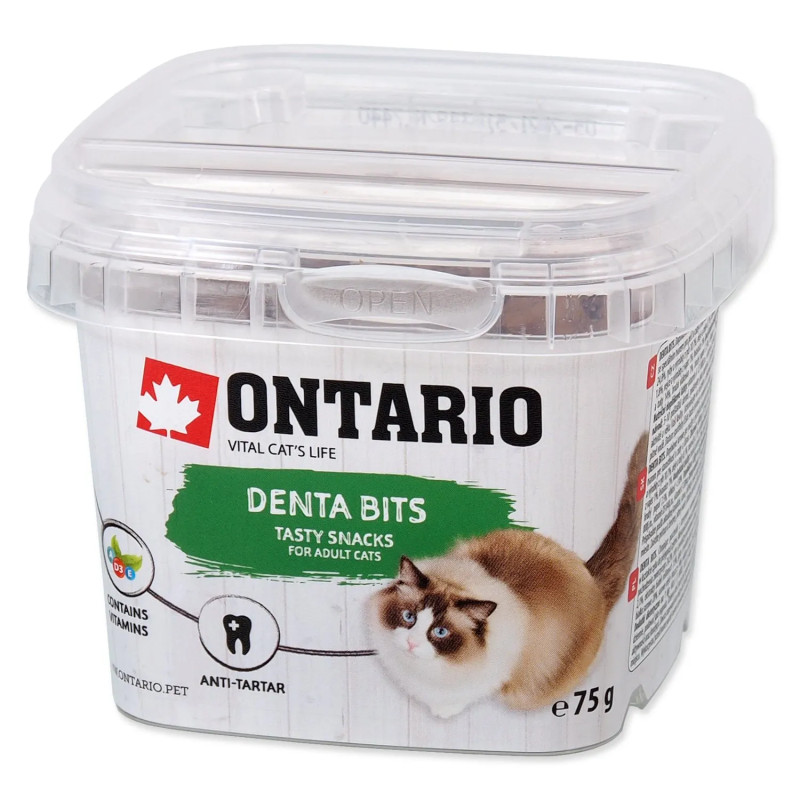 ONTARIO POSLASTICA ZA MAČKE DENTALNI ZALOGAJI 75 G