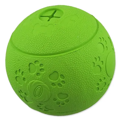 Igračka Dog Fantasy lopta za poslastice zelena 6 cm