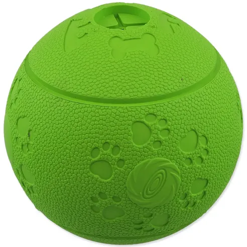 Igračka Dog Fantasy lopta za poslastice zelena 11cm