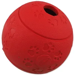 Igračka Dog Fantasy lopta za poslastice crvena 8cm
