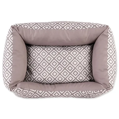 Pseća ležaljka Dog Fantasy Sofa etno smeđa 65x50x18cm