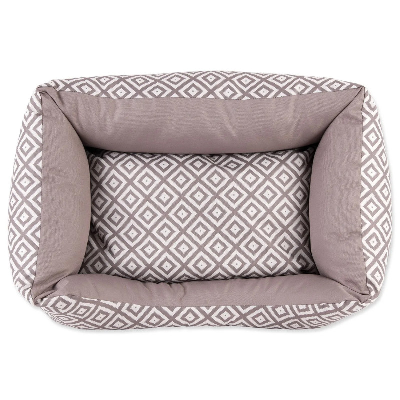 Pseća ležaljka Dog Fantasy Sofa etno smeđa 65x50x18cm