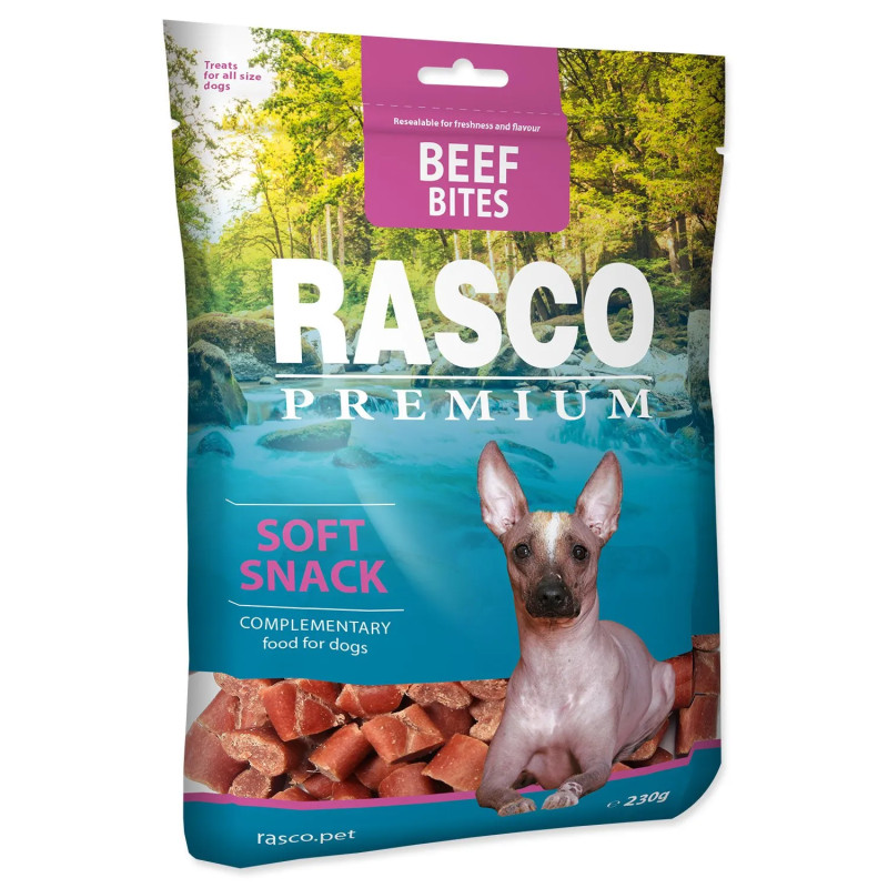 Poslastica Rasco Premium goveđi komadići 230 g