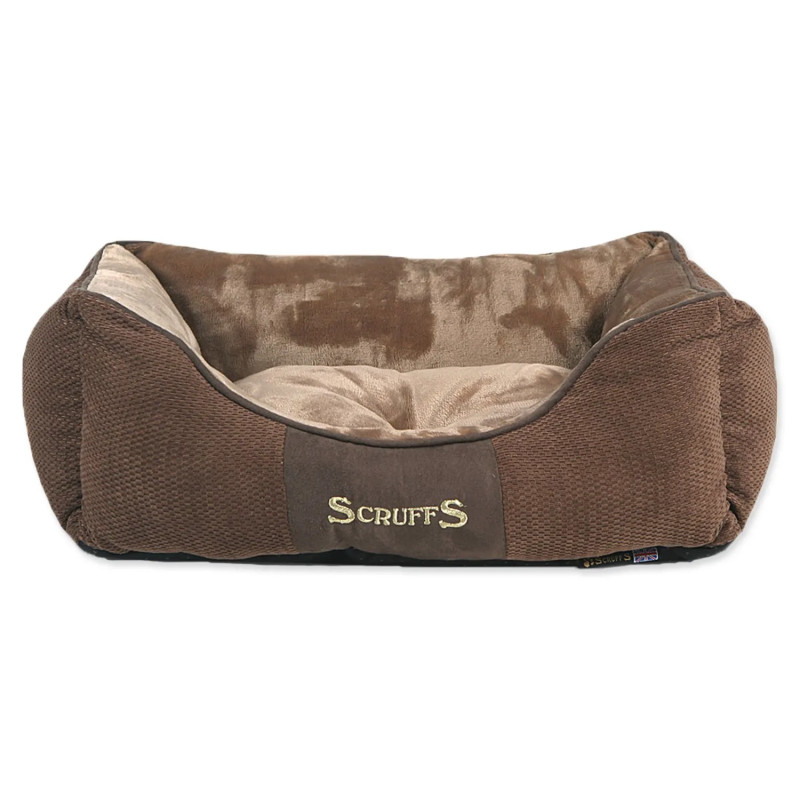 Ležaljka Scruffs Chester Box Bed čokoladna S 50x40cm
