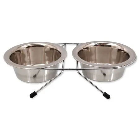 Stalak Dog Fantasy nehrđajući čelik set 13 cm 2x0,38 l