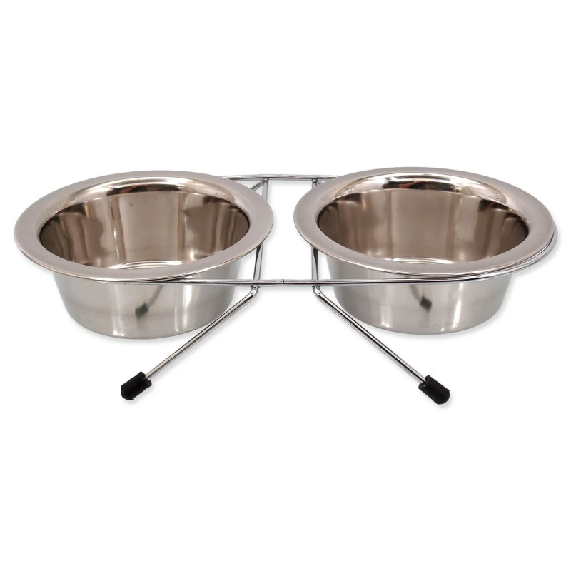 Stalak Dog Fantasy nehrđajući čelik set 13 cm 2x0,38 l