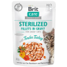 Brit Care Cat Sterilized Fileti u umaku — nježna puretina 85 g