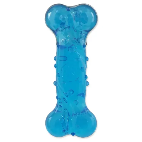 Igračka Dog Fantasy STRONG kost s mirisom slanine plava 12,5 cm
