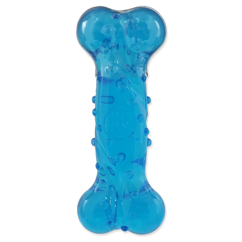 Igračka Dog Fantasy STRONG kost s mirisom slanine plava 12,5 cm