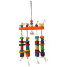 Igračka Bird Jewel viseća s šarenim vratima i zvončićem 55x20cm