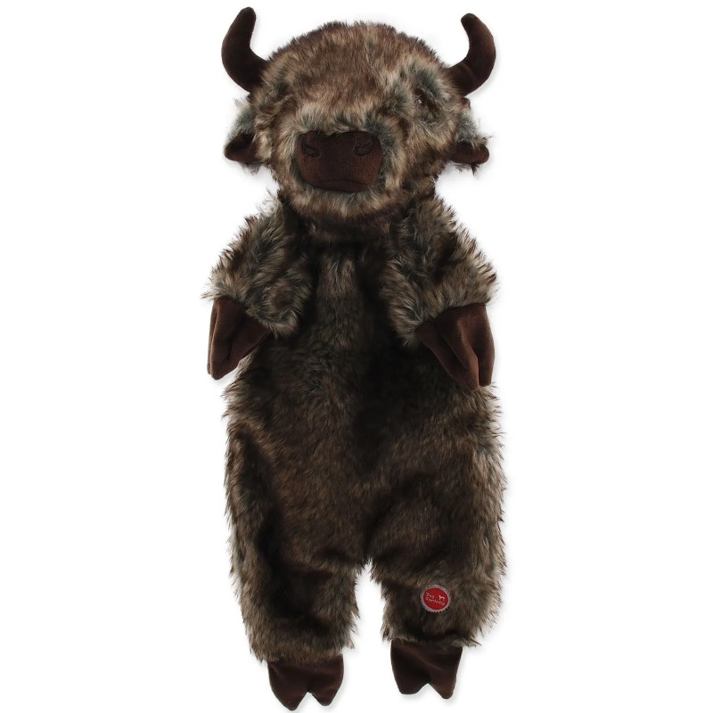 Igračka Dog Fantasy Skinneeez bizon pliš 50cm