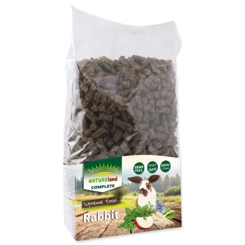 Hrana Nature Land Complete za zeče i patuljaste zečeve, peleti 1,7 kg