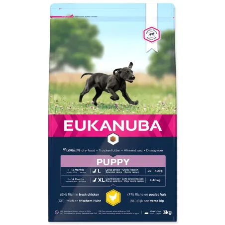 Hrana EUKANUBA Puppy Large & Giant 3k