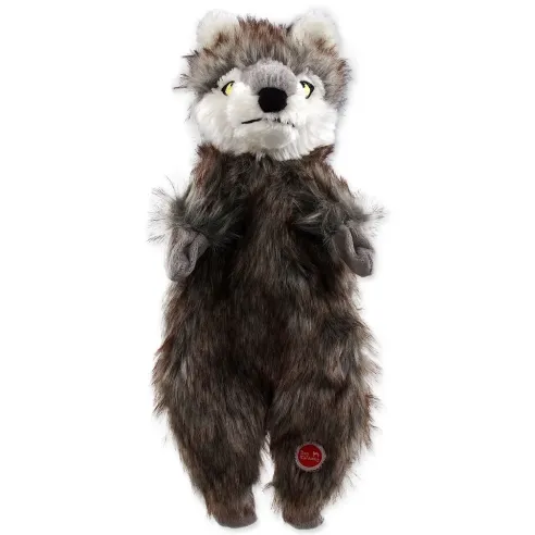 Igračka Dog Fantasy Skinneeez vuk pliš 34 cm