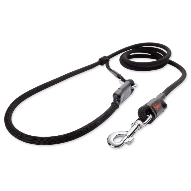 Povodac Tamer užetni Easylong crni 3,5 m, 8–50 kg