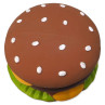 Igračka Dog Fantasy lateks hamburger sa zvukom 8 cm