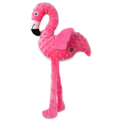 Igračka Dog Fantasy Recycled Toy flamingo s piskom i šuštavim krilima 49 cm