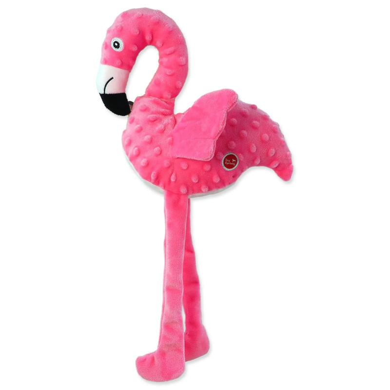 Igračka Dog Fantasy Recycled Toy flamingo s piskom i šuštavim krilima 49 cm