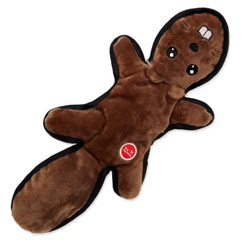 Igračka Dog Fantasy Recycled Toy vjeverica s piskom i šuštavim repom 39cm